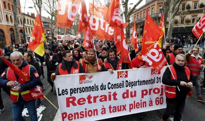  Штрајк на дел од јавниот сектор во Брисел за подобри работни услови и повисоки плати