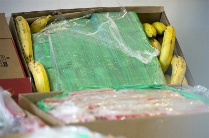  Во кутии со банани пронајдени 1,2 тони кокаин