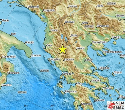 Силен земјотрес ја стресе Албанија
