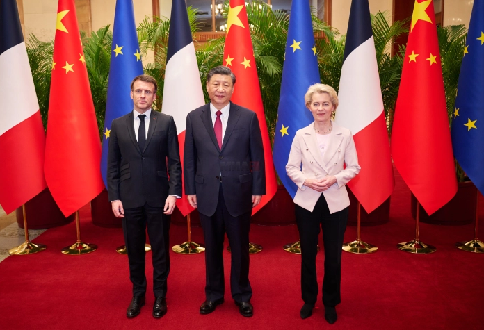  Претседателите на Кина и Франција се заложија за враќање на мирот во Украина