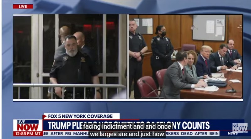  ВО ЖИВО: Трамп пристигна во судот каде и формално беше уапсен, потоа треба да се појави пред судија