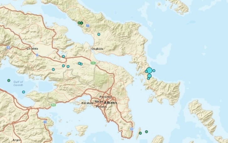  Земјотрес со јачина од 4,5 степени го погоди грчкиот остров Евија