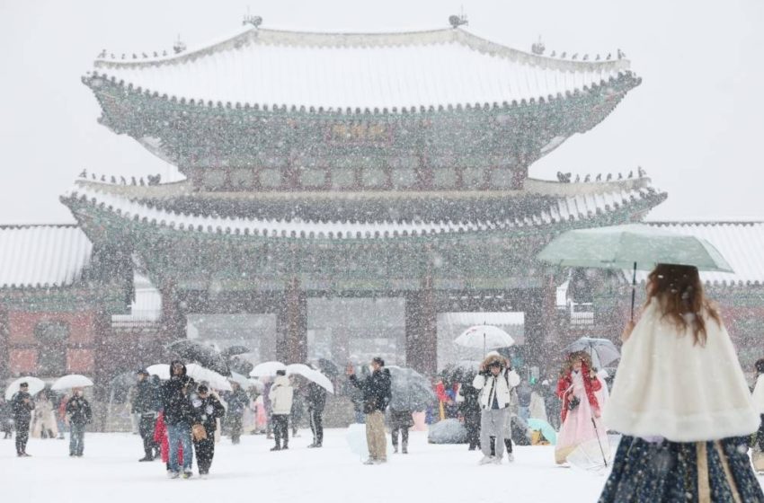  ВИДЕО: Снежна идила во Сеул каква што немало последниве 40 години