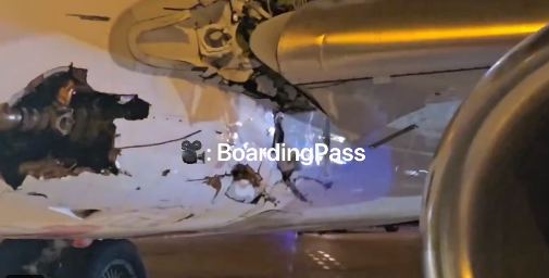  (ВИДЕО) ДРАМА НА ЛЕТОТ ОД БЕЛГРАД: Авион бил тешко оштетен при полетувањето, морал итно да се врати