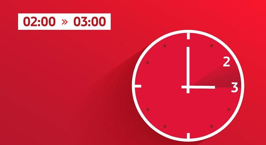  Летно сметање на времето – стрелките одат еден час нанапред