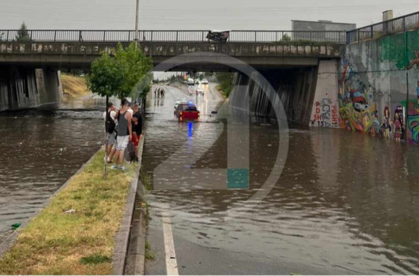  ФОТО+ВИДЕО: Тетово е под вода! Обилни врнежи од дожд проследени со град…