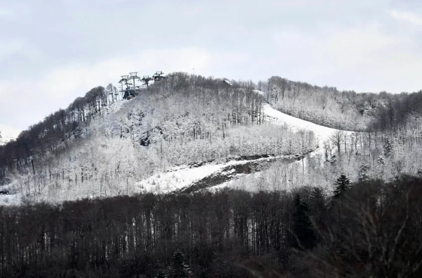  (Видео) Падна првиот снег во Хрватска