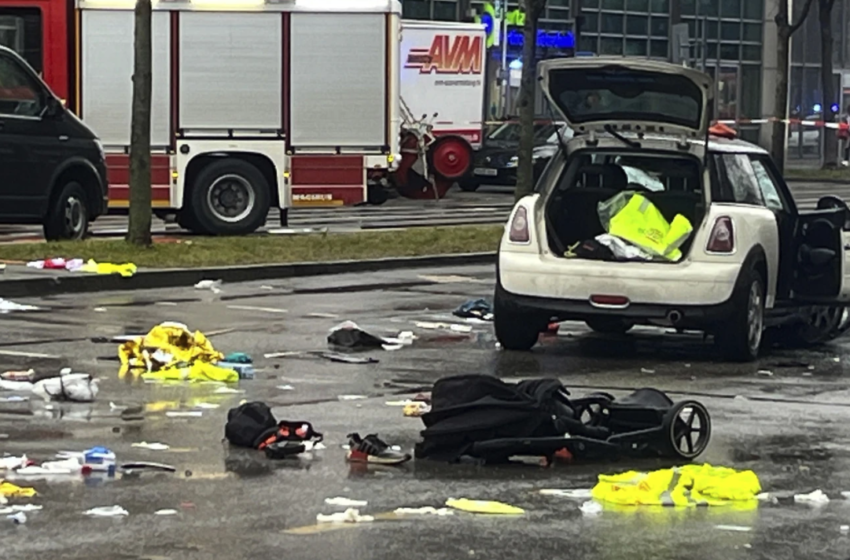  АВТОМОБИЛ СЕ ЗАБИ ВО ГРУПА ЛУЃЕ ВО ЦЕНТАРОТ НА МИНХЕН, НАЈМАЛКУ 28 ПОВРЕДЕНИ