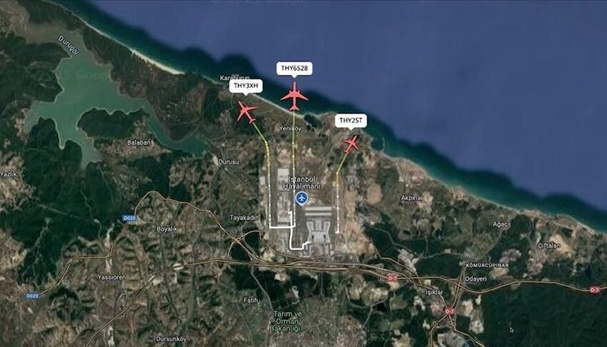  За првпат во Европа – Аеродромот „Истанбул“ почнува истовремено да користи три посебни писти