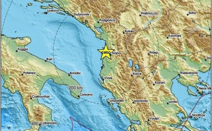  Серија земјотреси утрово ја погодија Албанија