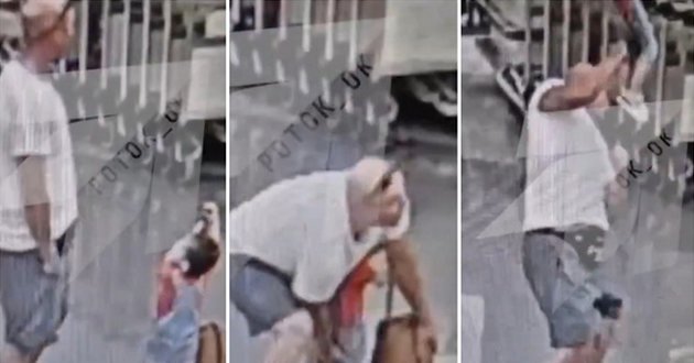  Застрашувачко видео го потресе светот: Маж треска од земја 18-месечно детенце, кое стои до него на аеродром