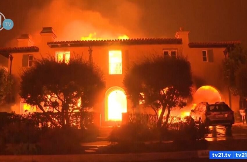  Маж од Флорида уапсен за подметнување пожар во Лос Анџелес