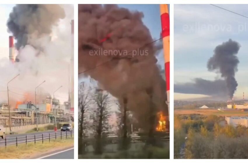  ВИДЕО: Погодена една од најголемите рафинерии во Русија