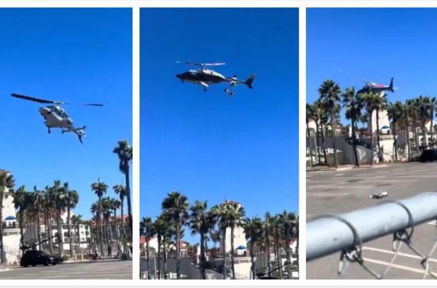  ВОЗНЕМИРУВАЧКО ВИДЕО: Се урна хеликоптер во САД – падна во близина на позната плажа, пет лица завршија во болница