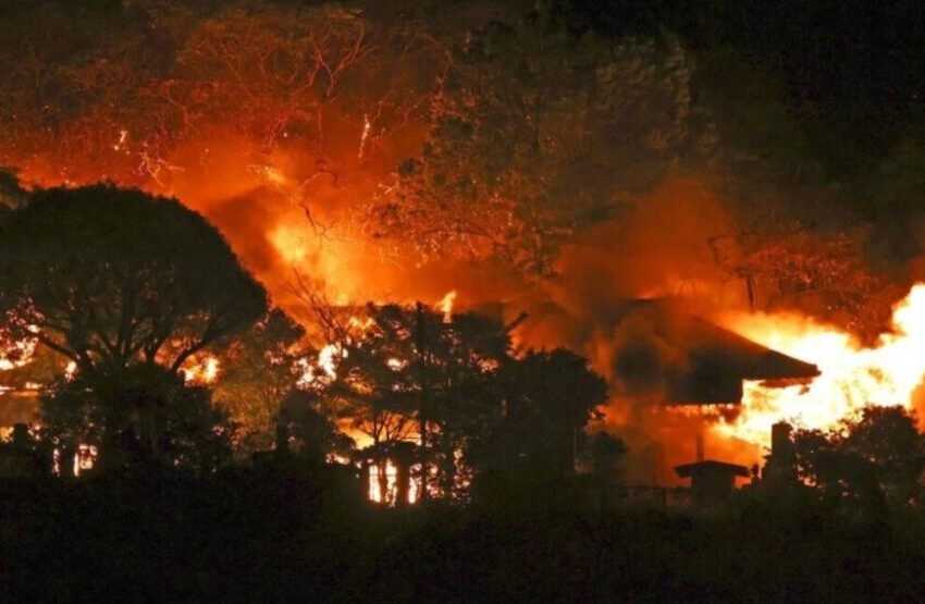  Голем пожар во Јапонија оштети повеќе од 170 домови, едно лице загина