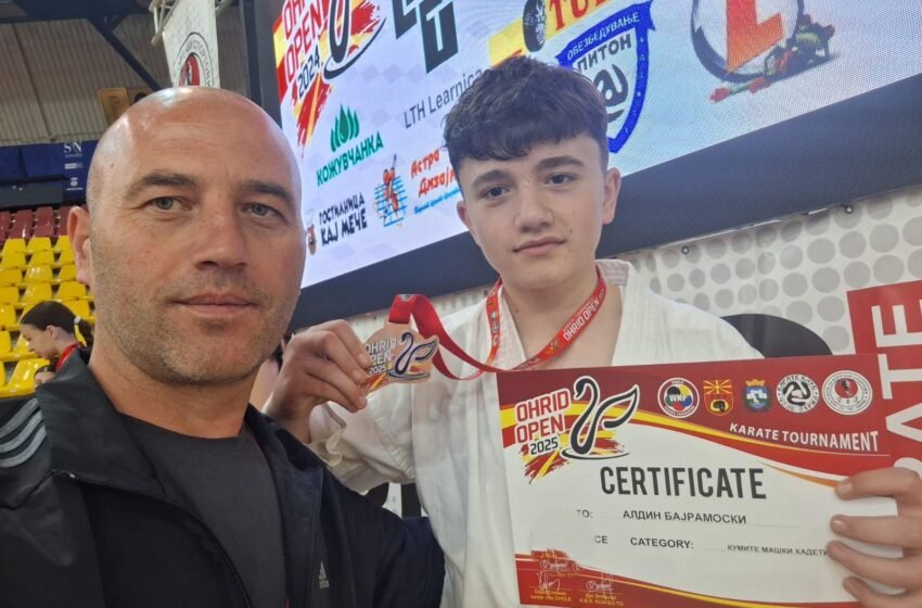  Алдин Бајрамоски ќе ја претставува Македонија на Балканското карате првенство во Ријека Р.Хрватска