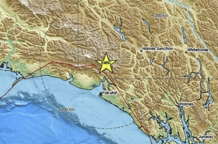 Силен земјотрес ја погоди границата меѓу САД и Канада