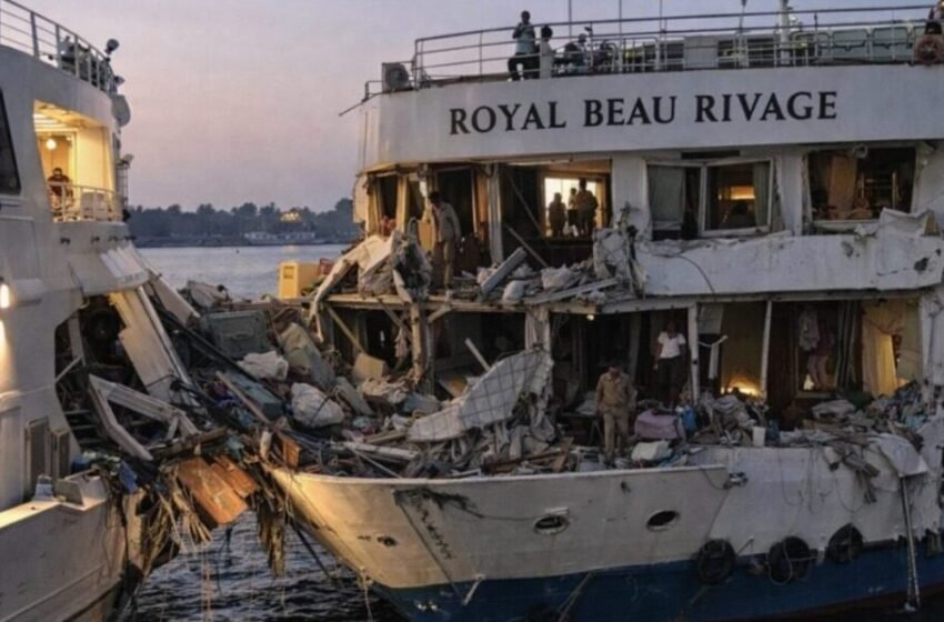  Тешка несреќа во Египет: Се судриле два брода на крстарење по Нил, едно лице загина