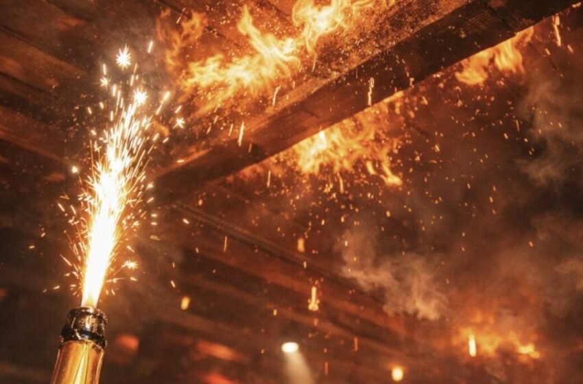  Пожарот започнал од прскалки на шампањ? – Обвинителството: „Ќе испитаме дали постои кривична одговорност за овој настан“